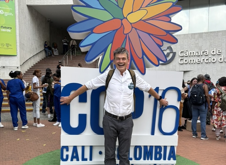 Anders Enetjärn Ecogain på COP16 i Cali Colombia